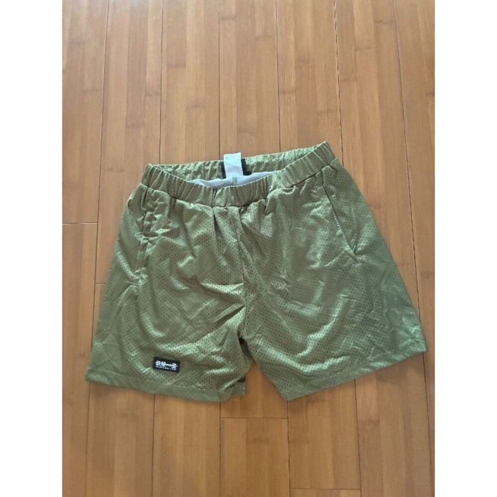 Village Hidden In Iron Green Mesh Gym Shorts - Men's XL